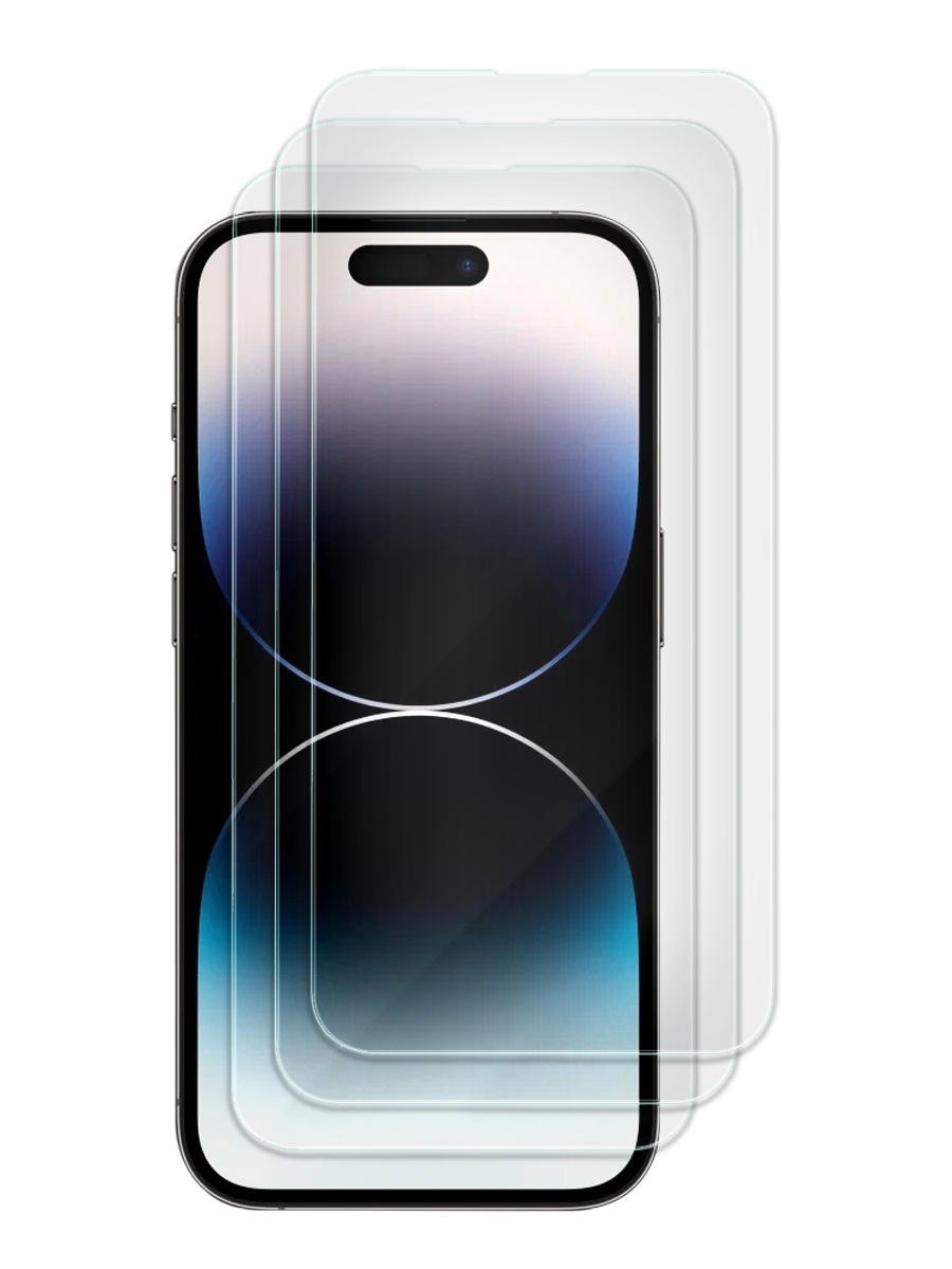 

Комплект из 3 шт защитное стекло для iPhone 14 Pro Max без рамки, с отступом от краев, ZTG-APL-IPH-14-PRO-MAX