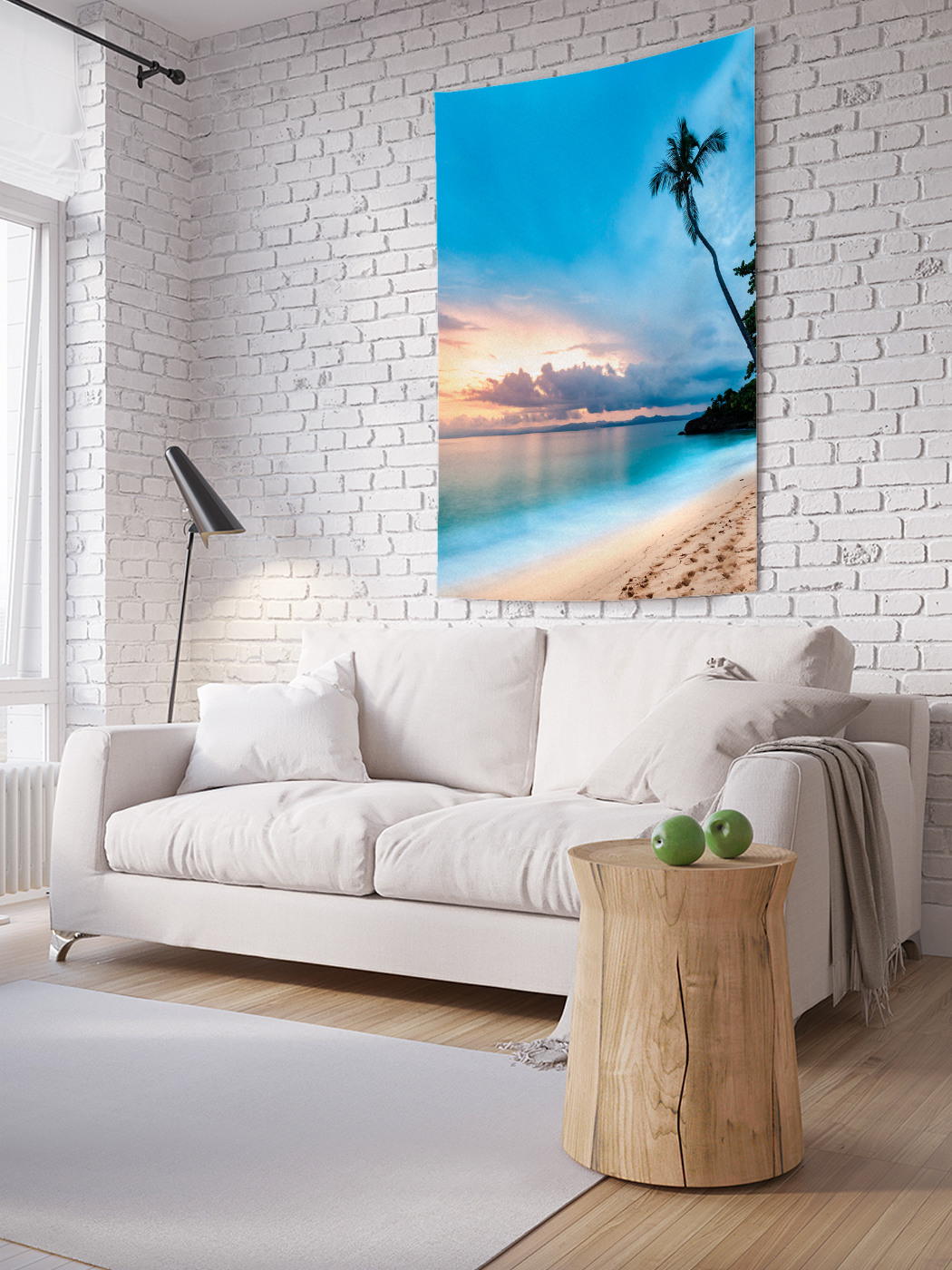 

Вертикальное фотопанно на стену JoyArty Спокойствие пляжа 100x150 см, Спокойствие пляжа