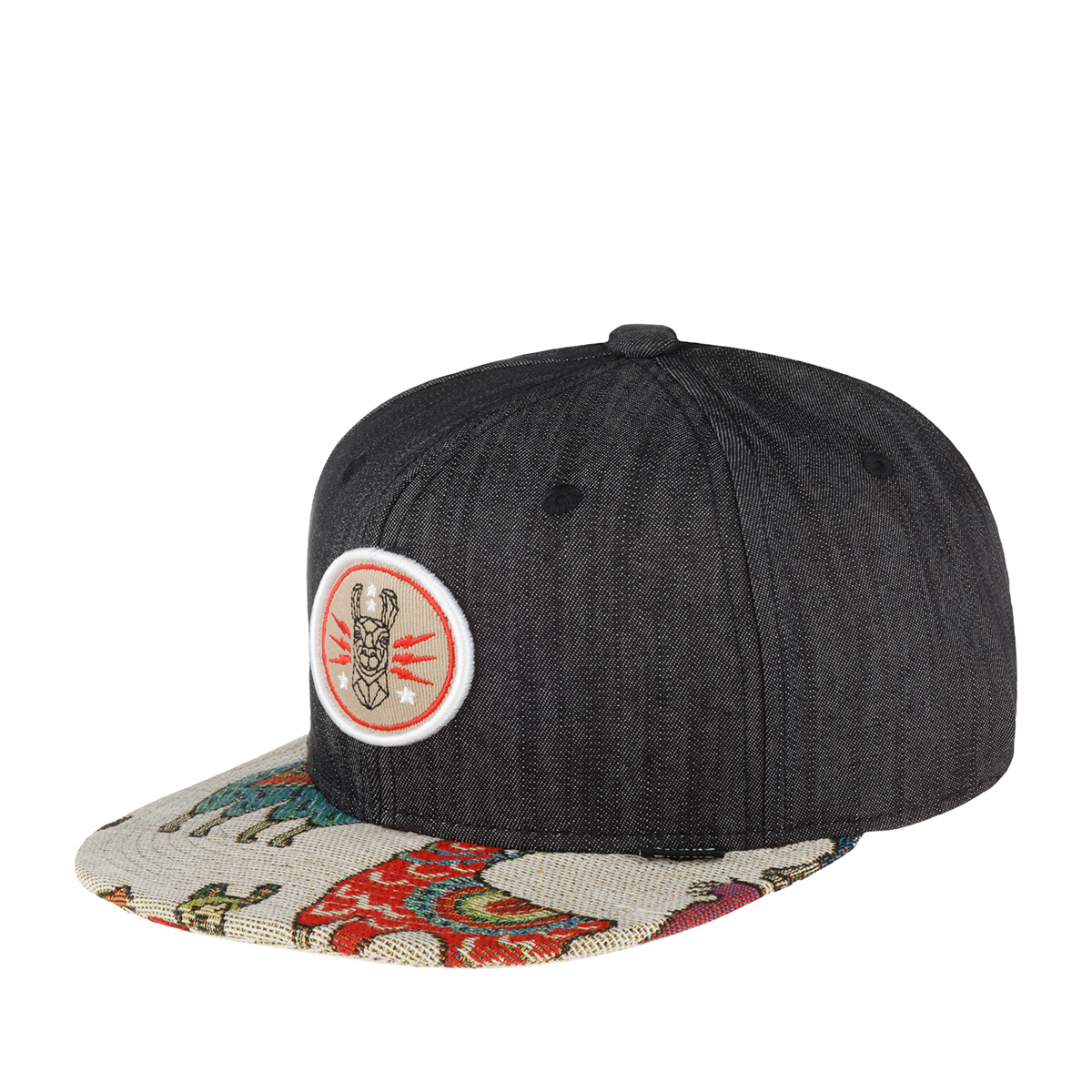 

Бейсболка унисекс DJINNS 6P SB Lama Linen Rev. черная, Черный, 6P SB Lama Linen Rev.