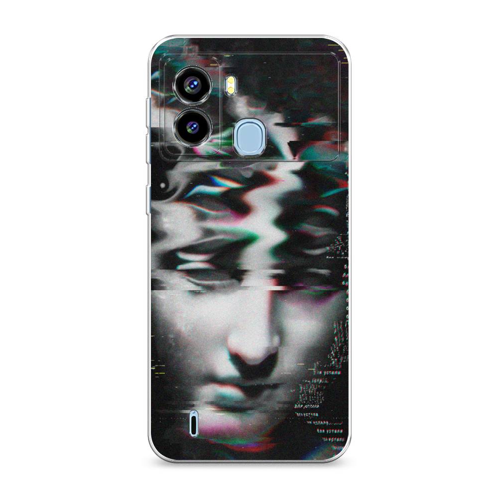 

Чехол Awog на Tecno Pop 6 "Glitch Art", Разноцветный, 302050-9
