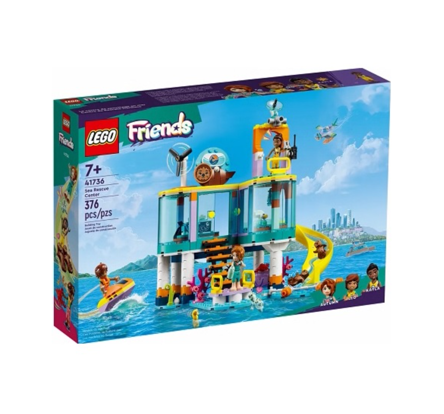 Конструктор Lego Friends Морской спасательный центр, 376 деталей, 41736 lego friends спасательный центр для собак 41727