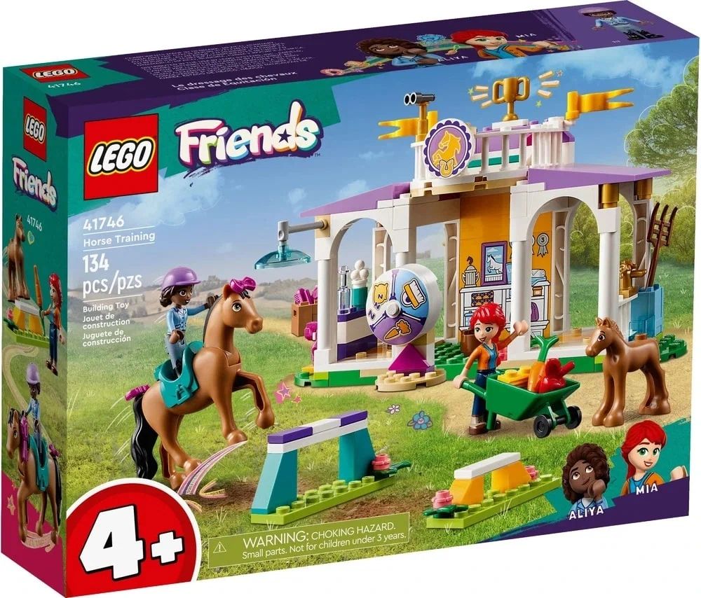 Конструктор Lego Friends Тренировка лошадей Horse Training, 134 детали, 41746 lego friends конструктор тренировка лошади и прицеп для перевозки