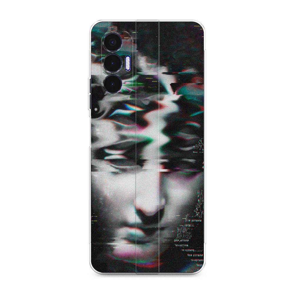 

Чехол Awog на Tecno Pova 3 "Glitch Art", Разноцветный, 301550-9