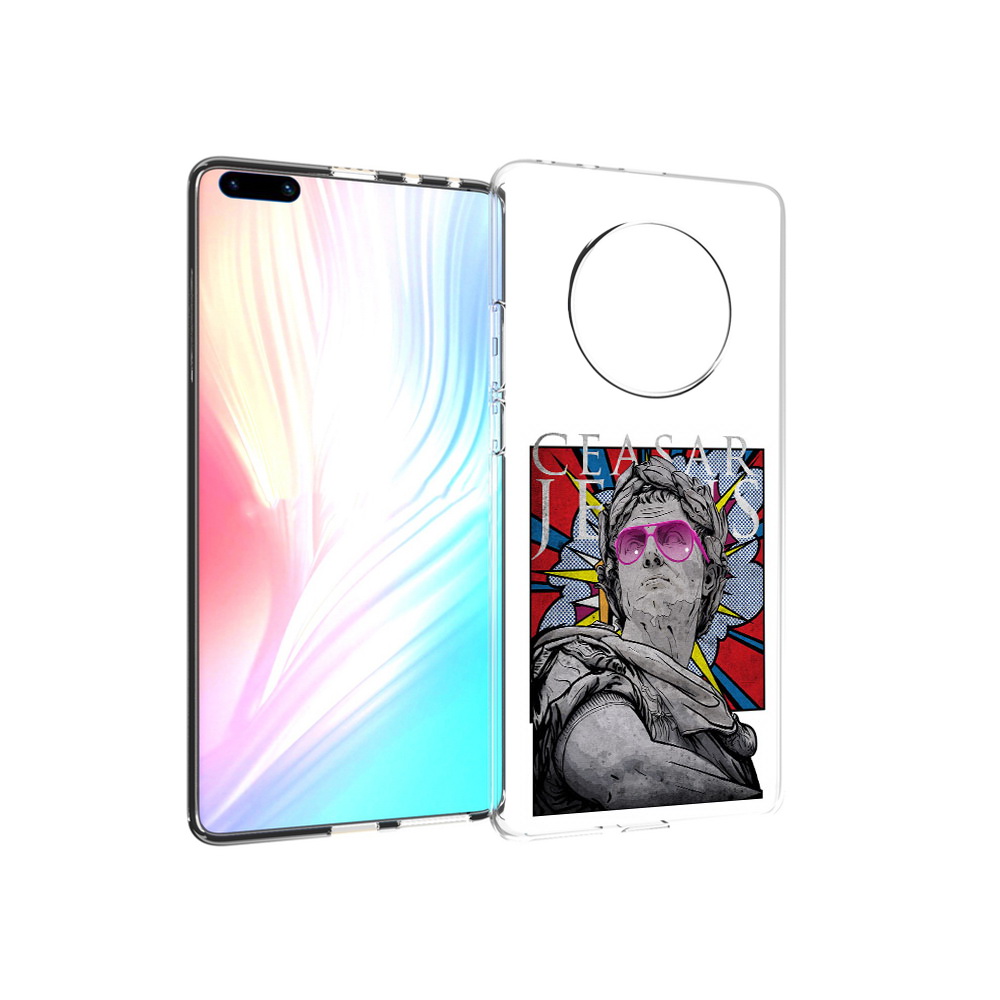 

Чехол MyPads Tocco для Huawei Mate 40 Pro крутая статуя свободы, Прозрачный, Tocco