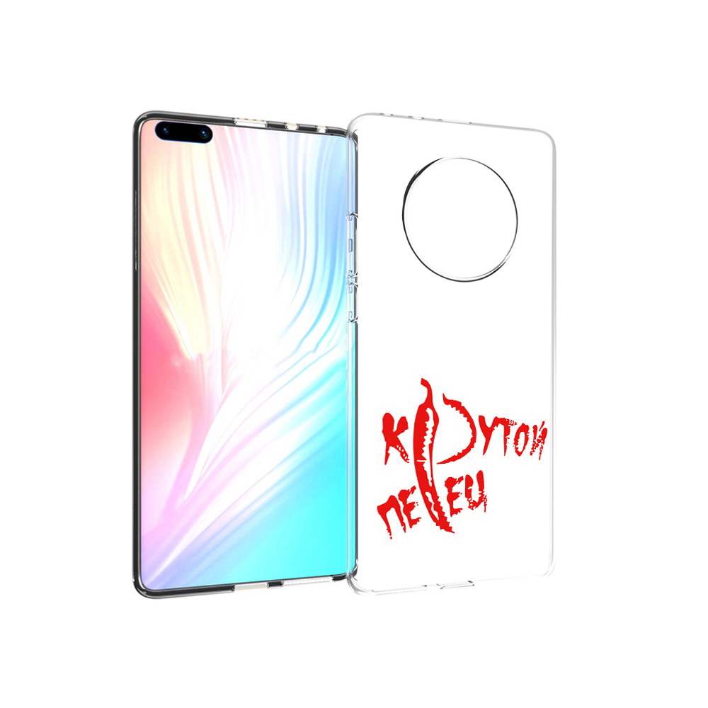 

Чехол MyPads Tocco для Huawei Mate 40 Pro крутой перец, Прозрачный, Tocco