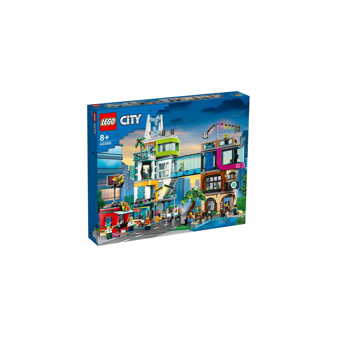 Конструктор Lego City Центр города, 2010 деталей, 60380 карта для гостей города с петербург 1 44т центр 1 13т на китайском яз карта для гостей город
