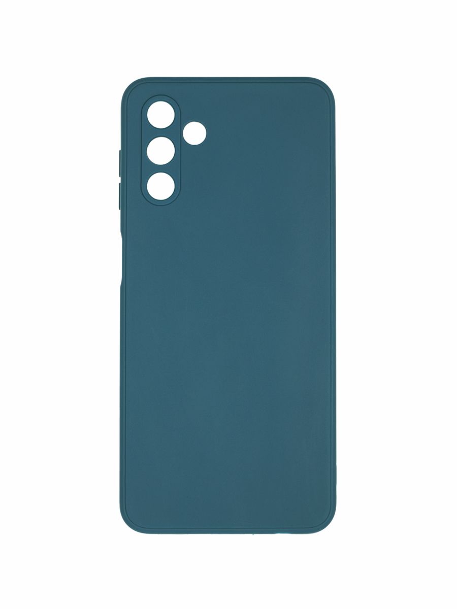 фото Чехол для samsung a04s 4g (a047), a13 5g (a136) с защитой камеры, с микрофиброй, синий zibelino
