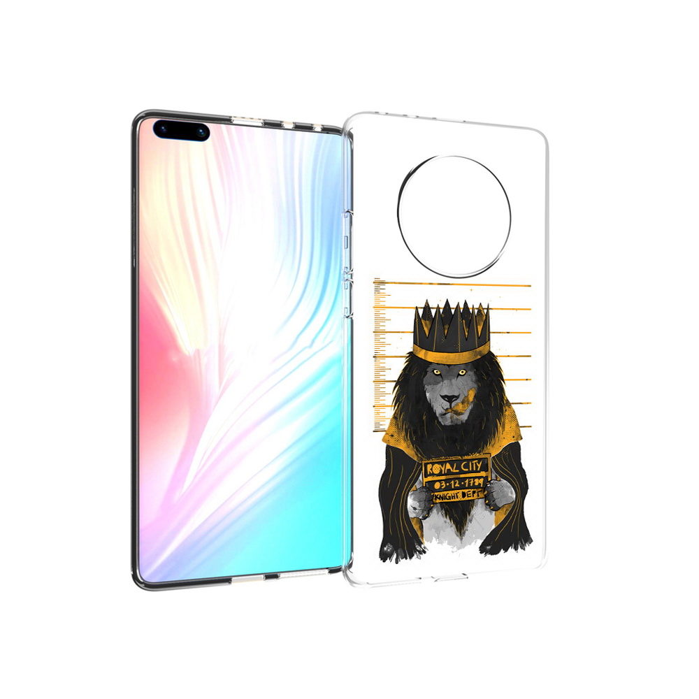 Чехол MyPads Tocco для Huawei Mate 40 Pro лев в законе