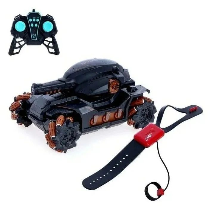 Радиоуправляемый танк TANK FIGHT с водяными пульками, джойстиком и браслетом, 4WD