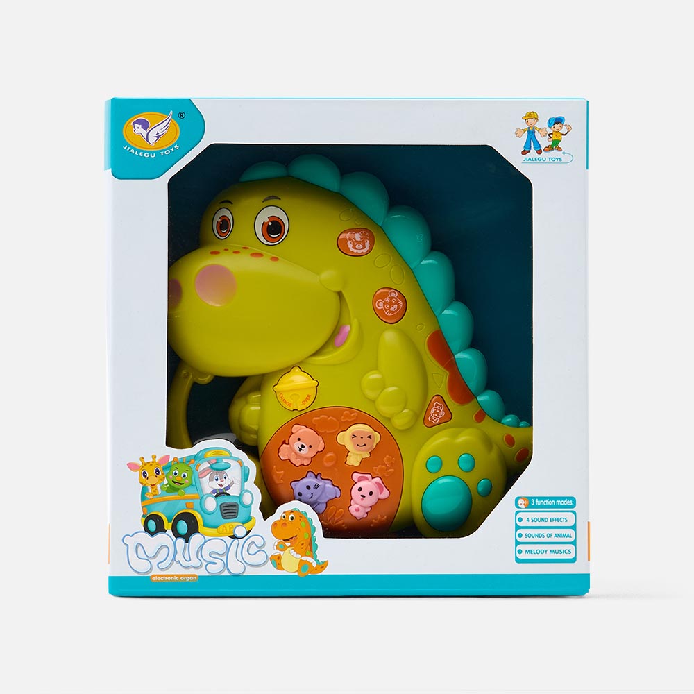 Развивающая игрушка для малышей музыкальная Jialegu Toys Динозавр, 855-71A
