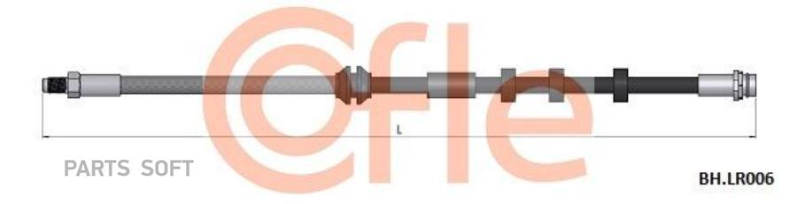 

Шланг Тормозной Передн Land Rover Freelander 06- Cofle арт. 92.BH.LR006