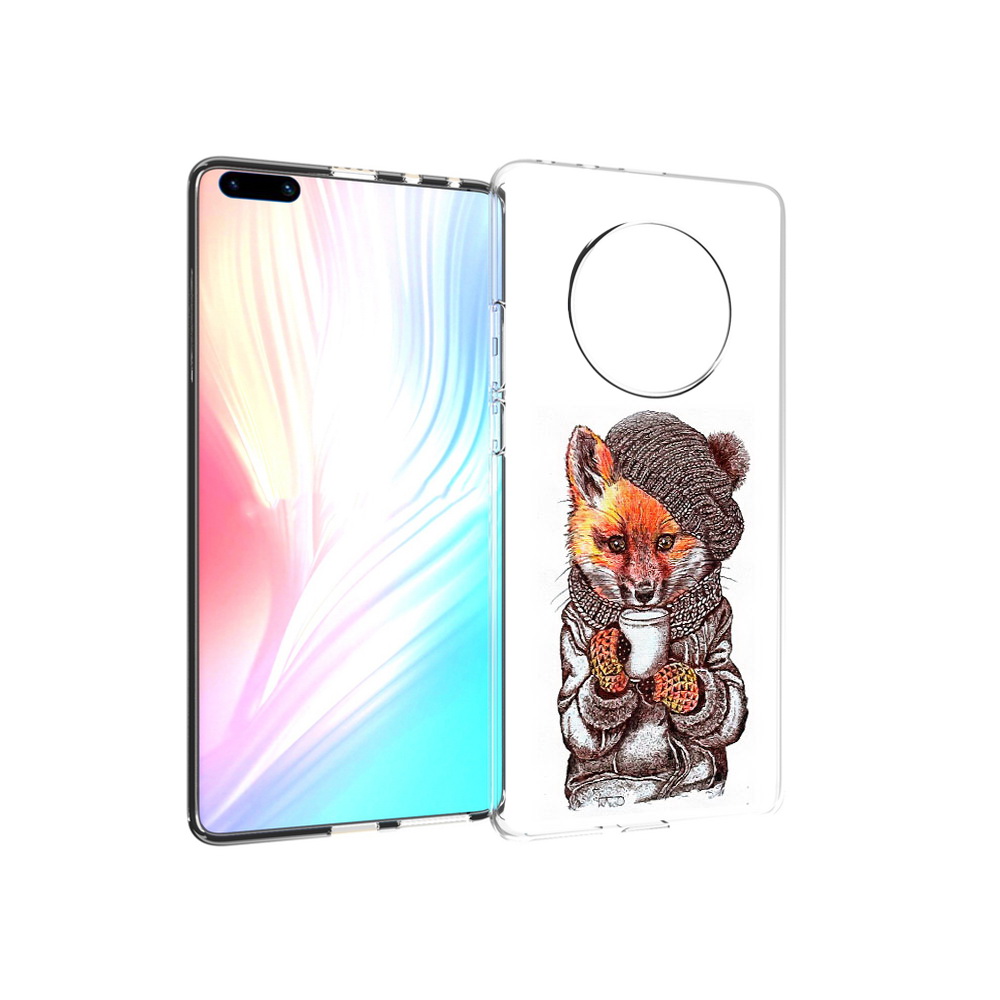 

Чехол MyPads Tocco для Huawei Mate 40 Pro лиса в шапке, Tocco