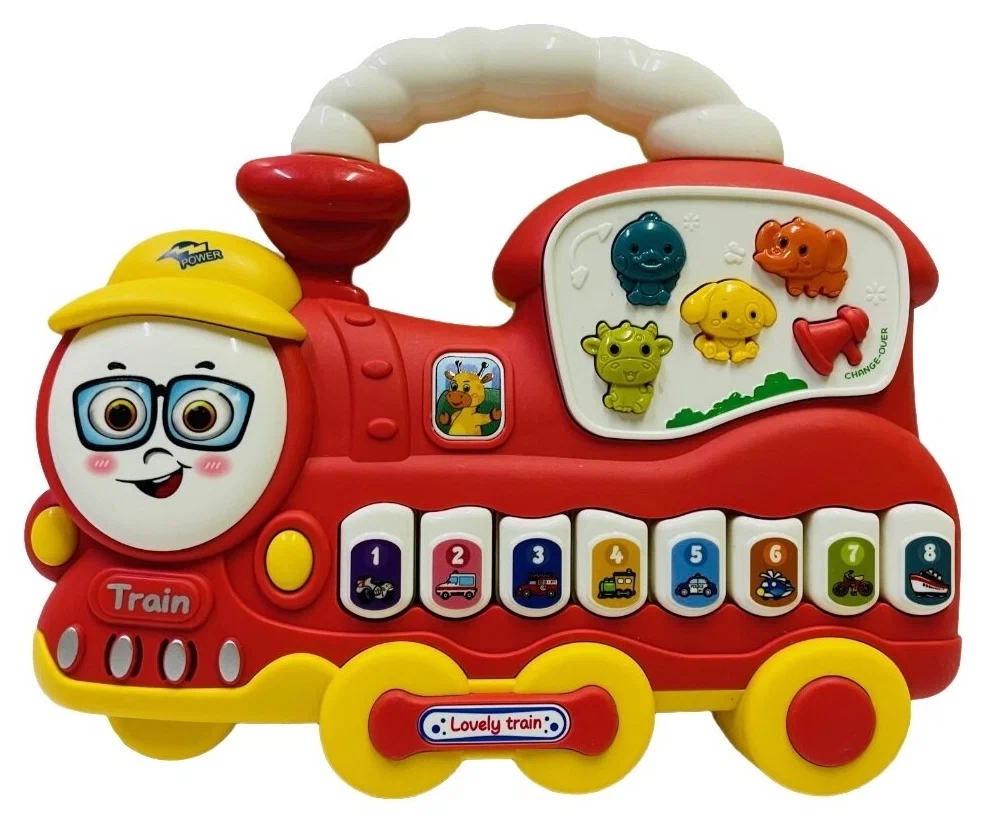 Развивающая игрушка для малышей музыкальная Jialegu Toys Поезд, 855-112A