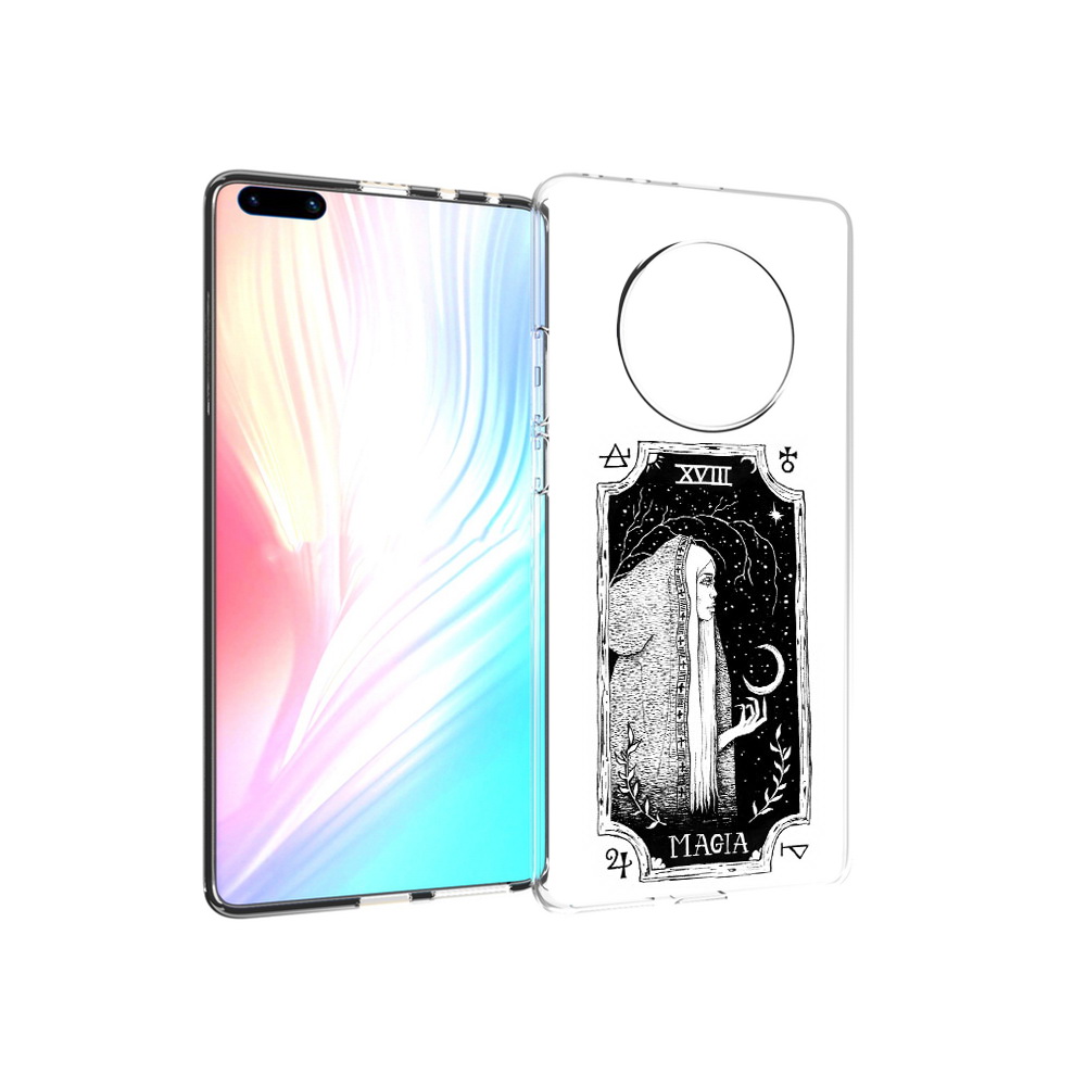 

Чехол MyPads Tocco для Huawei Mate 40 Pro лунная магия, Прозрачный, Tocco