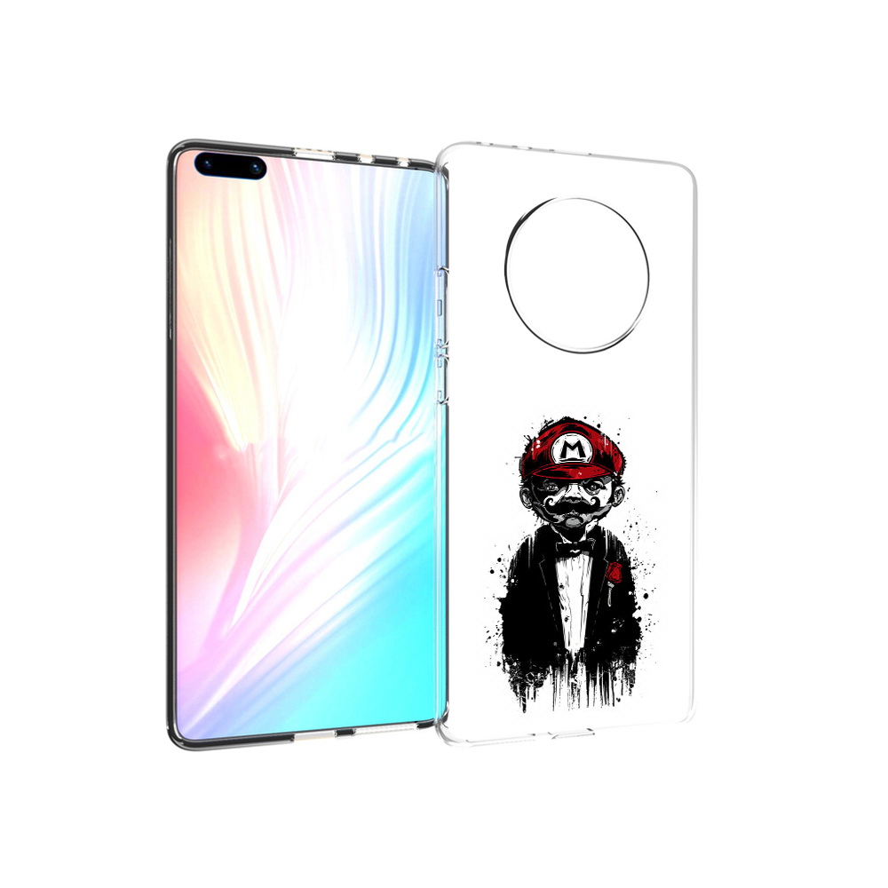 

Чехол MyPads Tocco для Huawei Mate 40 Pro марио, Прозрачный, Tocco