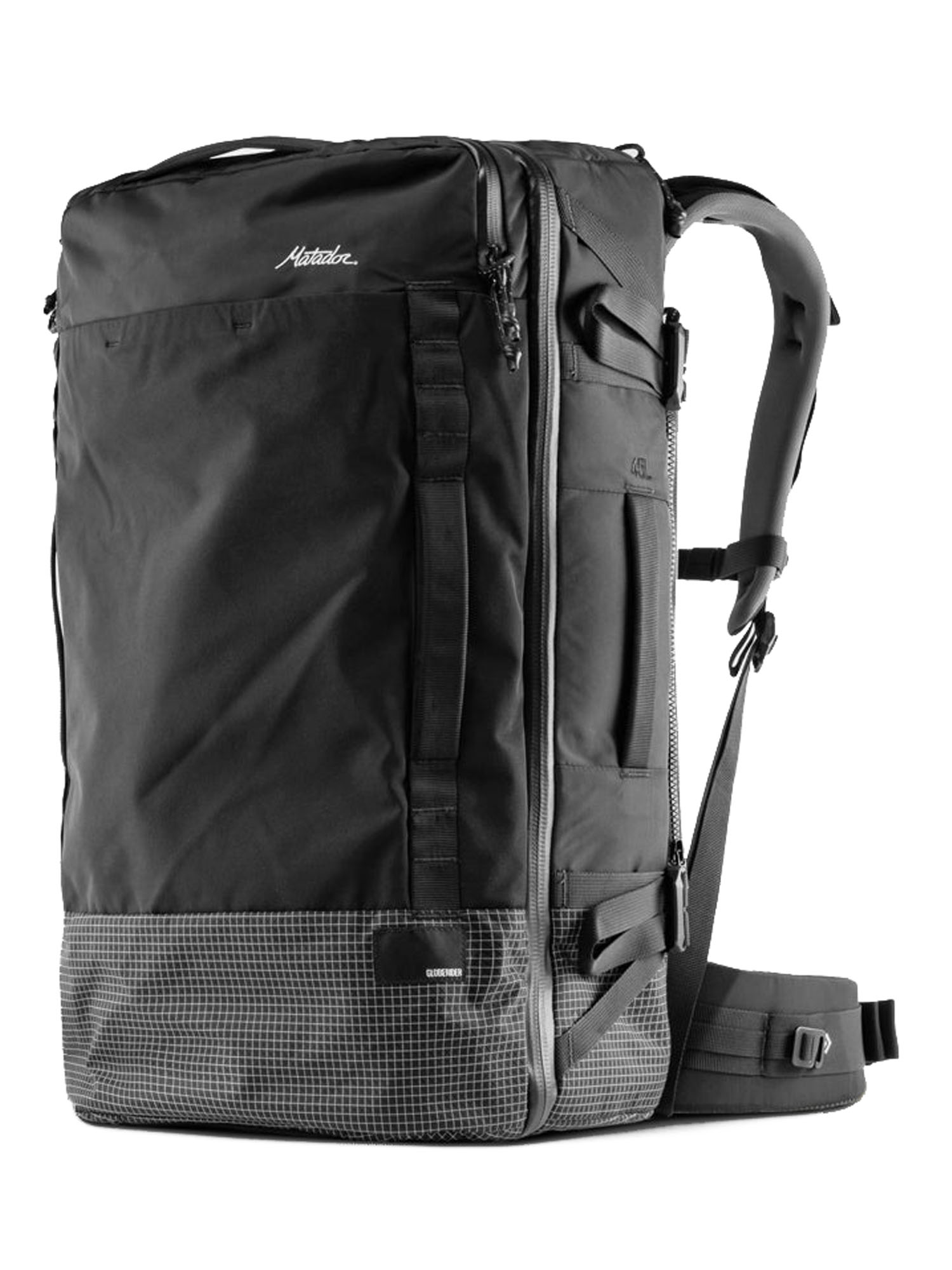 

Рюкзак Matador туристический GlobeRider 45L Black (б/р) 2023-24, Черный, туристический globerider 45l