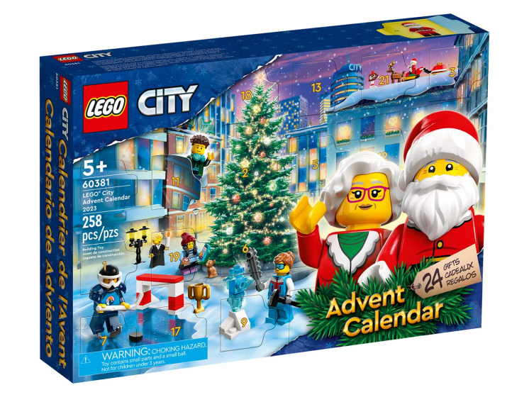 Конструктор Lego City Advent Calendar 2023, 60381