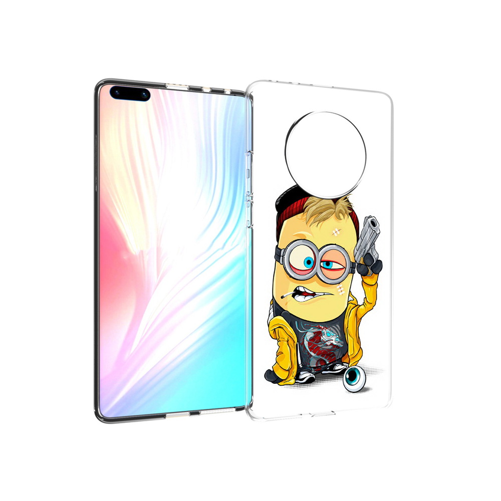 

Чехол MyPads Tocco для Huawei Mate 40 Pro миньон бандит, Прозрачный, Tocco