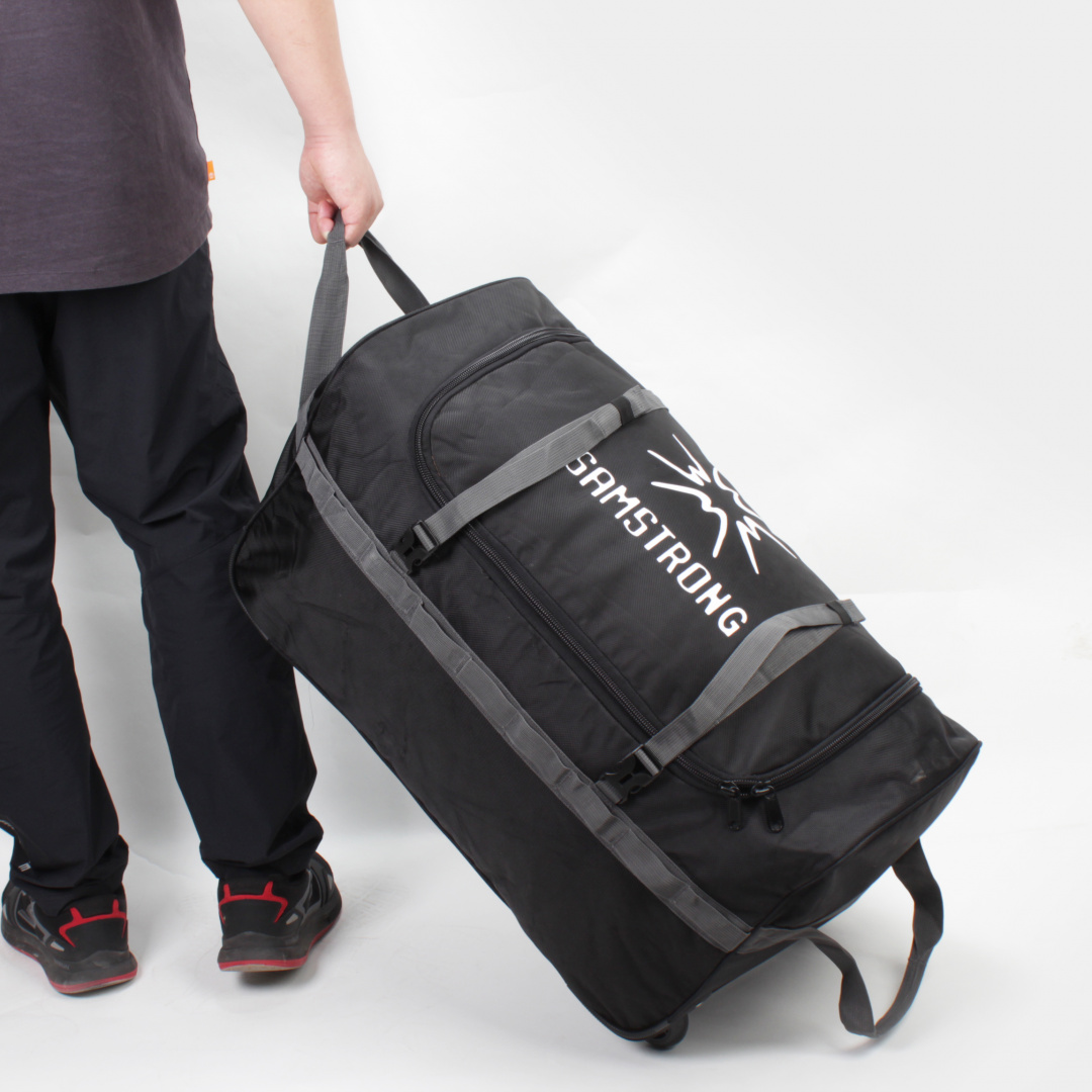 Дорожная сумка унисекс SAMSTRONG B0474 TROLLEY BAG 110 черная 75х35х40 см 7188₽