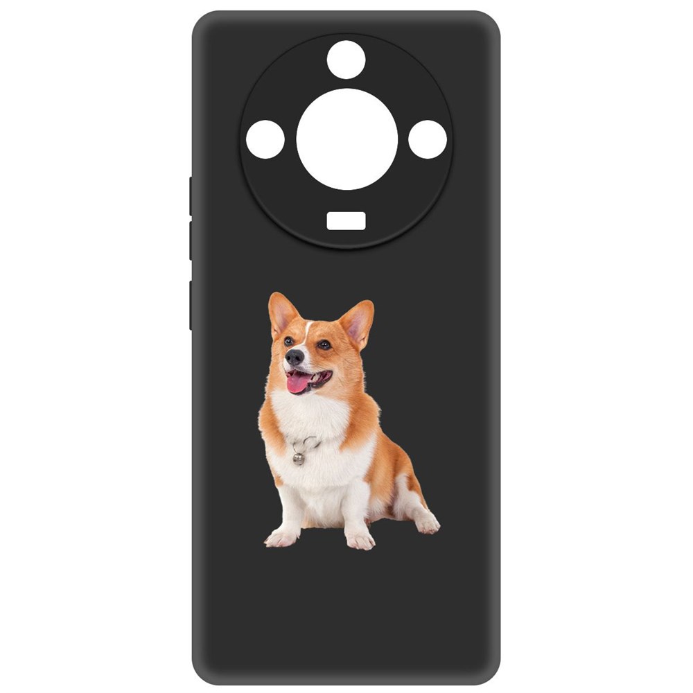 

Чехол-накладка Krutoff Soft Case Корги для Realme 11 Pro черный