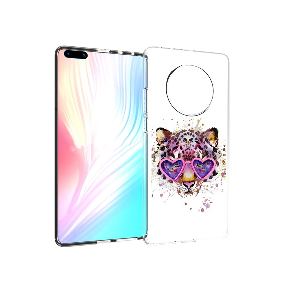 

Чехол MyPads Tocco для Huawei Mate 40 Pro модный леопард, Прозрачный, Tocco