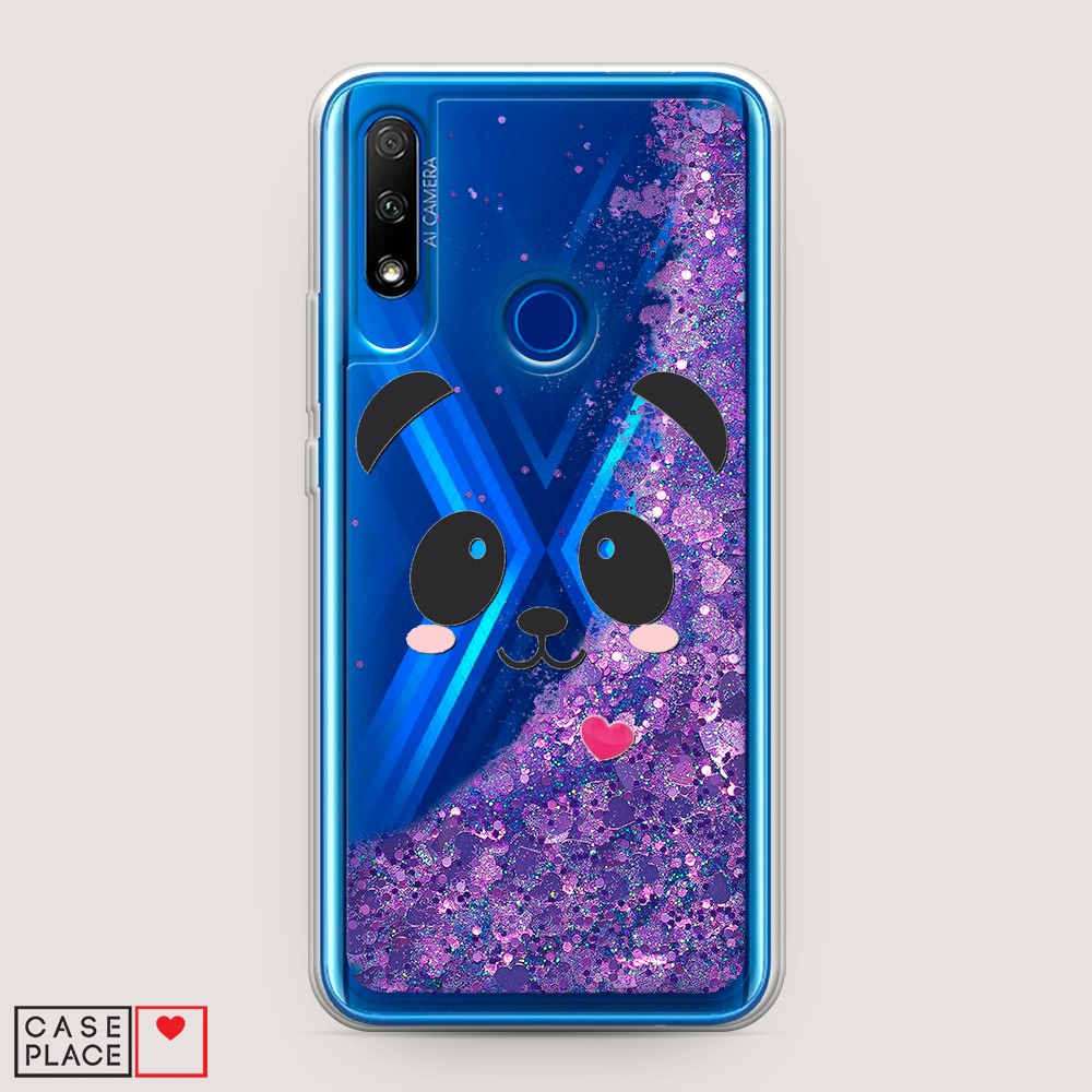 

Чехол Awog на Honor 9X "Влюбленный панда контур", Разноцветный, 69992-1