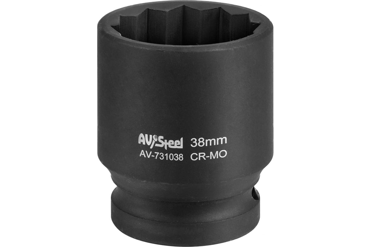

Головка торцевая 3/4" 38мм ударная AV STEEL 1шт