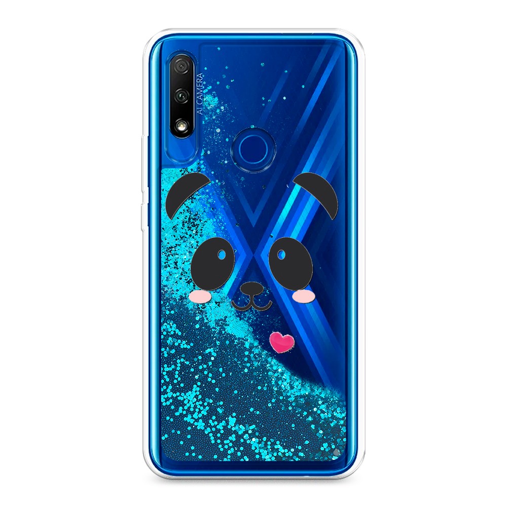 

Чехол Awog на Honor 9X "Влюбленный панда контур", Разноцветный, 69993-1