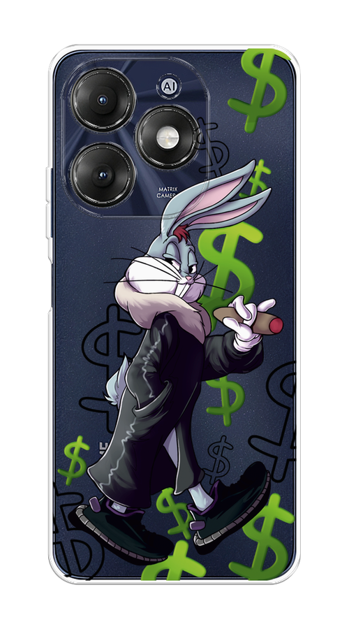 

Чехол на Itel A70 "Rich Bugs Bunny", Зеленый;черный;голубой, 3201750-1