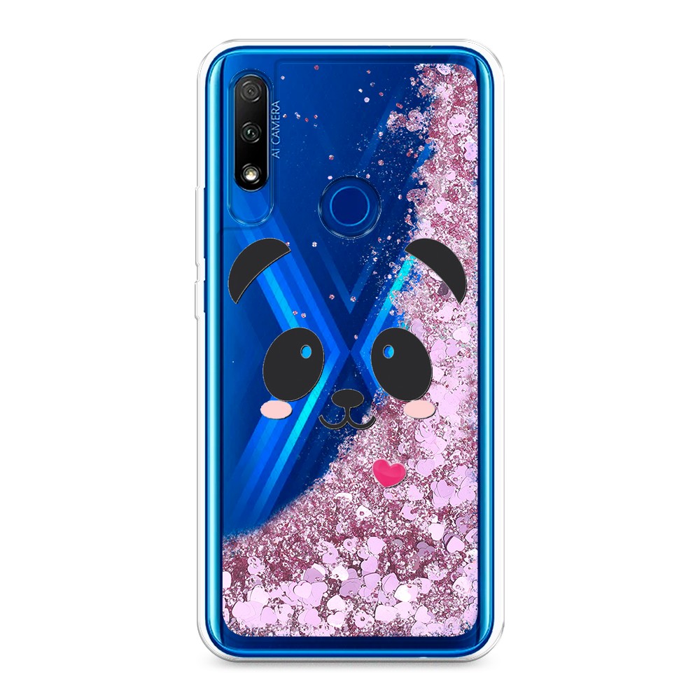 

Чехол Awog "Влюбленный панда контур" на Honor 9X, 69994-1