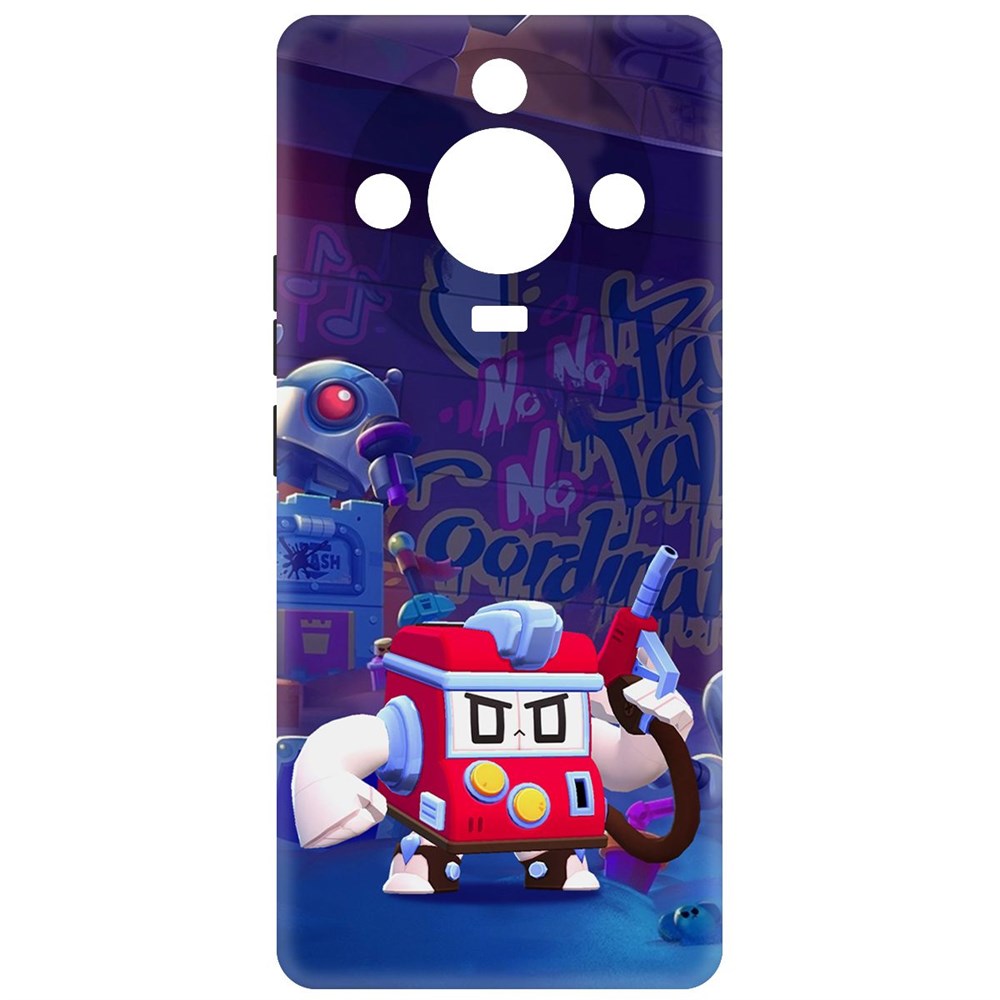 

Чехол-накладка Krutoff Soft Case Brawl Stars - V8-БИТ для Realme 11 Pro черный