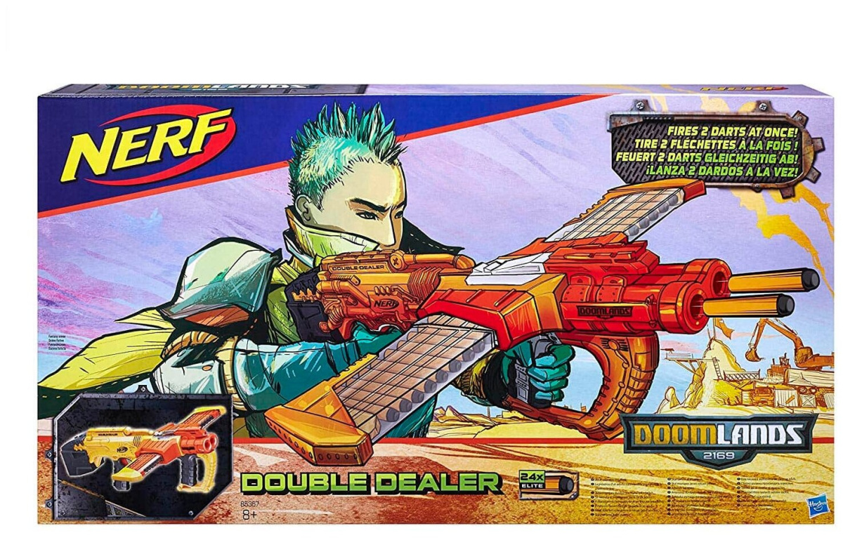 

Игрушечный бластер Nerf Думлэндс Двойной дилер B5367