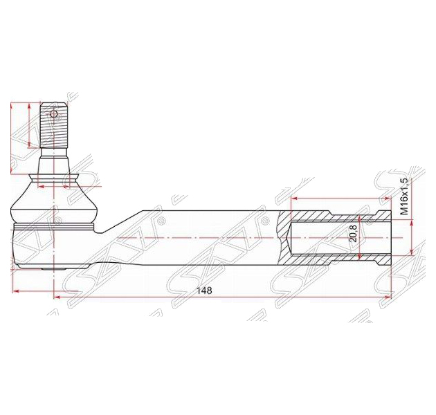 

Наконечник Рулевой Toyota Avensis/Corolla Verso Lh=Rh 03- Sat арт. ST-45046-29425