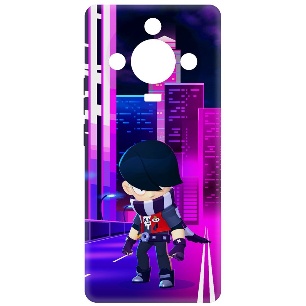 Чехол-накладка Krutoff Soft Case Brawl Stars - Эдгар для Realme 11 Pro черный