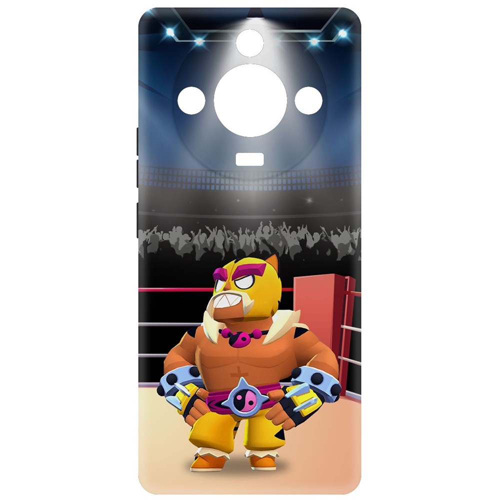 

Чехол-накладка Krutoff Soft Case Brawl Stars - Эль Тигро для Realme 11 Pro черный