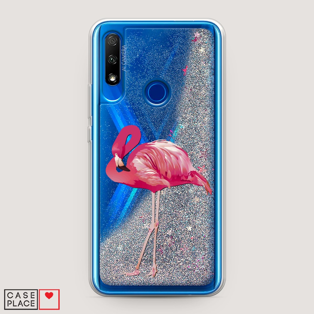 

Чехол Awog на Honor 9X "Застенчивый фламинго", Разноцветный, 69991-1