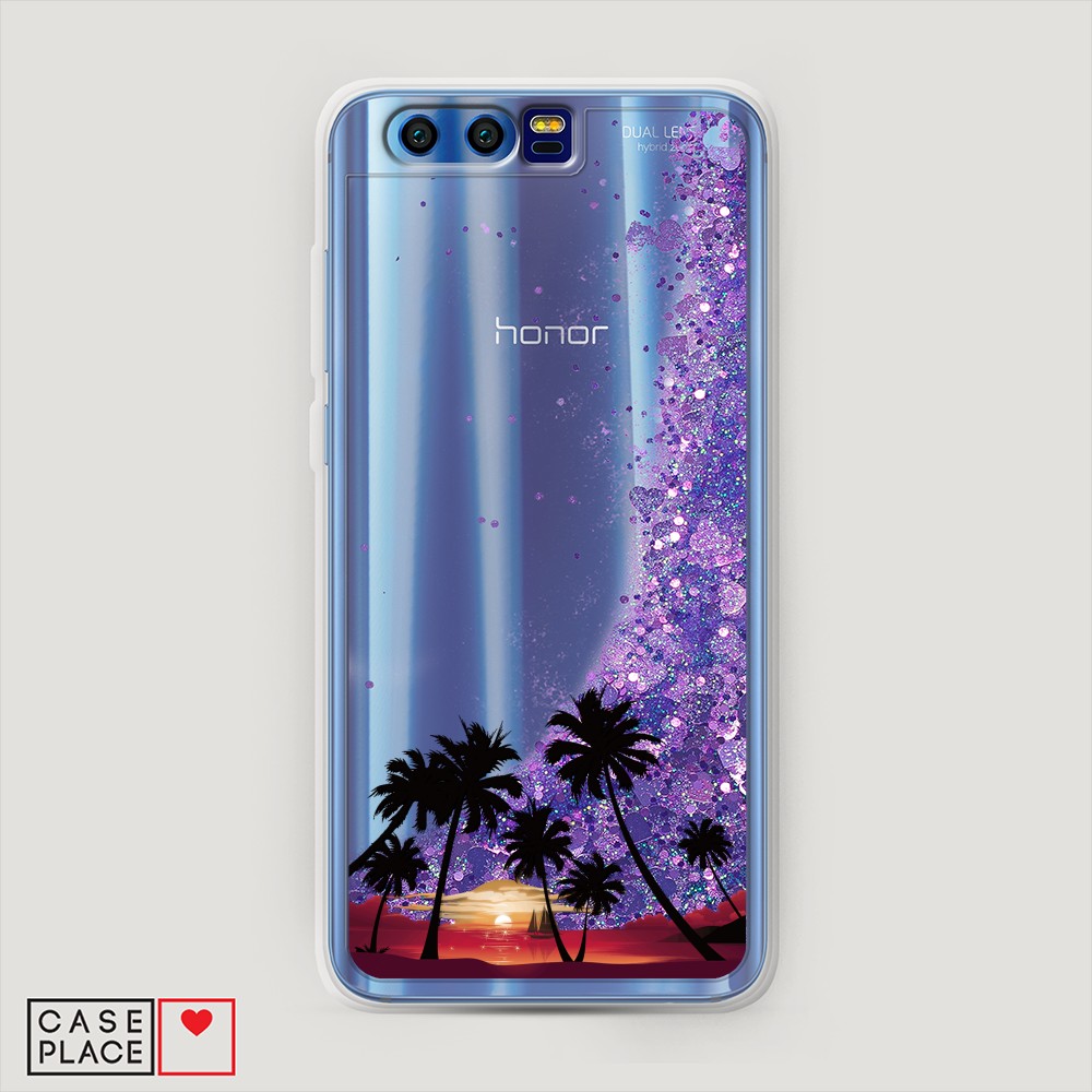 

Чехол Awog на Honor 9 "Закат и пальмы", Разноцветный, 62492-1