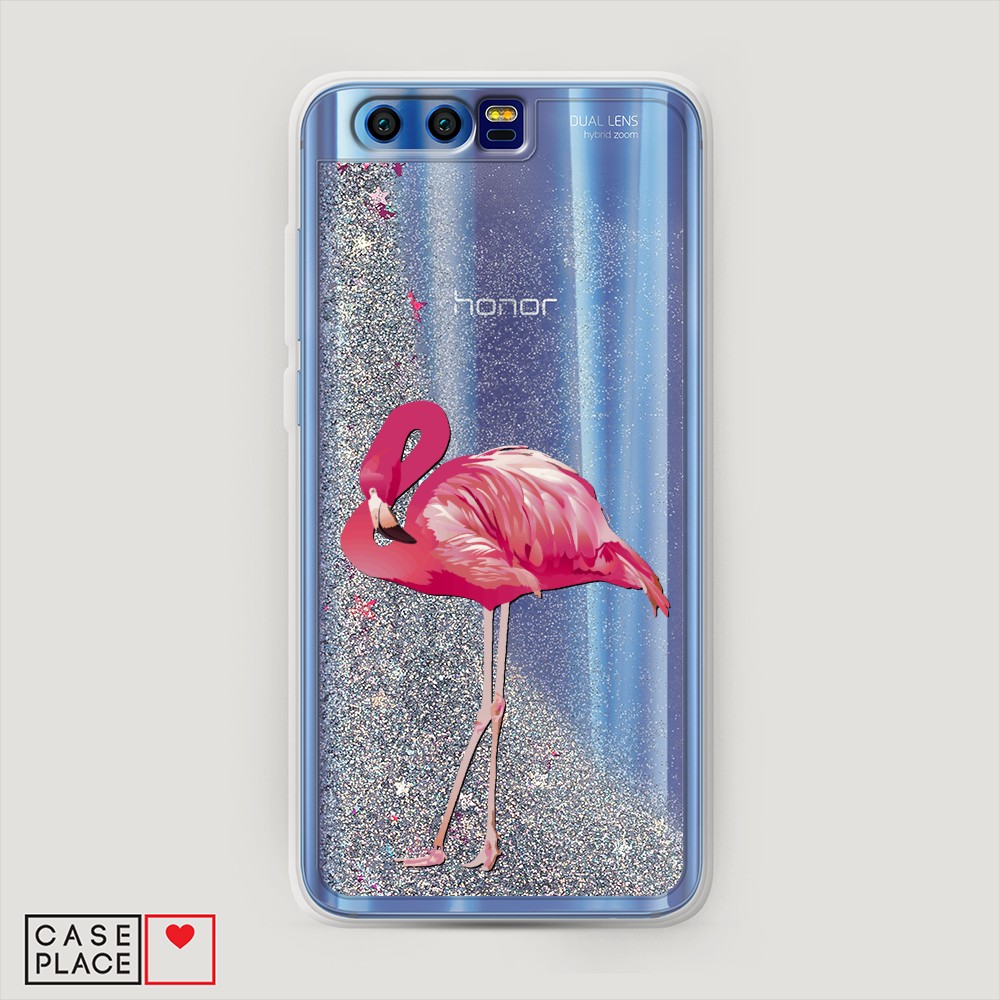 

Чехол Awog на Honor 9 "Застенчивый фламинго", Разноцветный, 62491-1