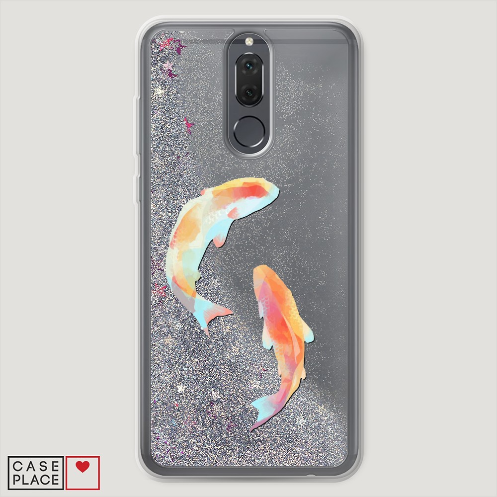 

Чехол Awog "Акварельные карпы" на Huawei Nova 2i, 64191-1