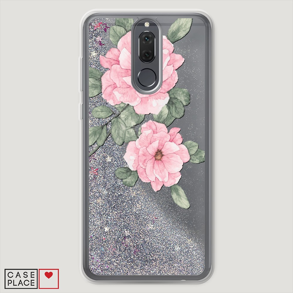 

Чехол Awog "Акварельные розовые цветы" на Huawei Nova 2i, 64191-1