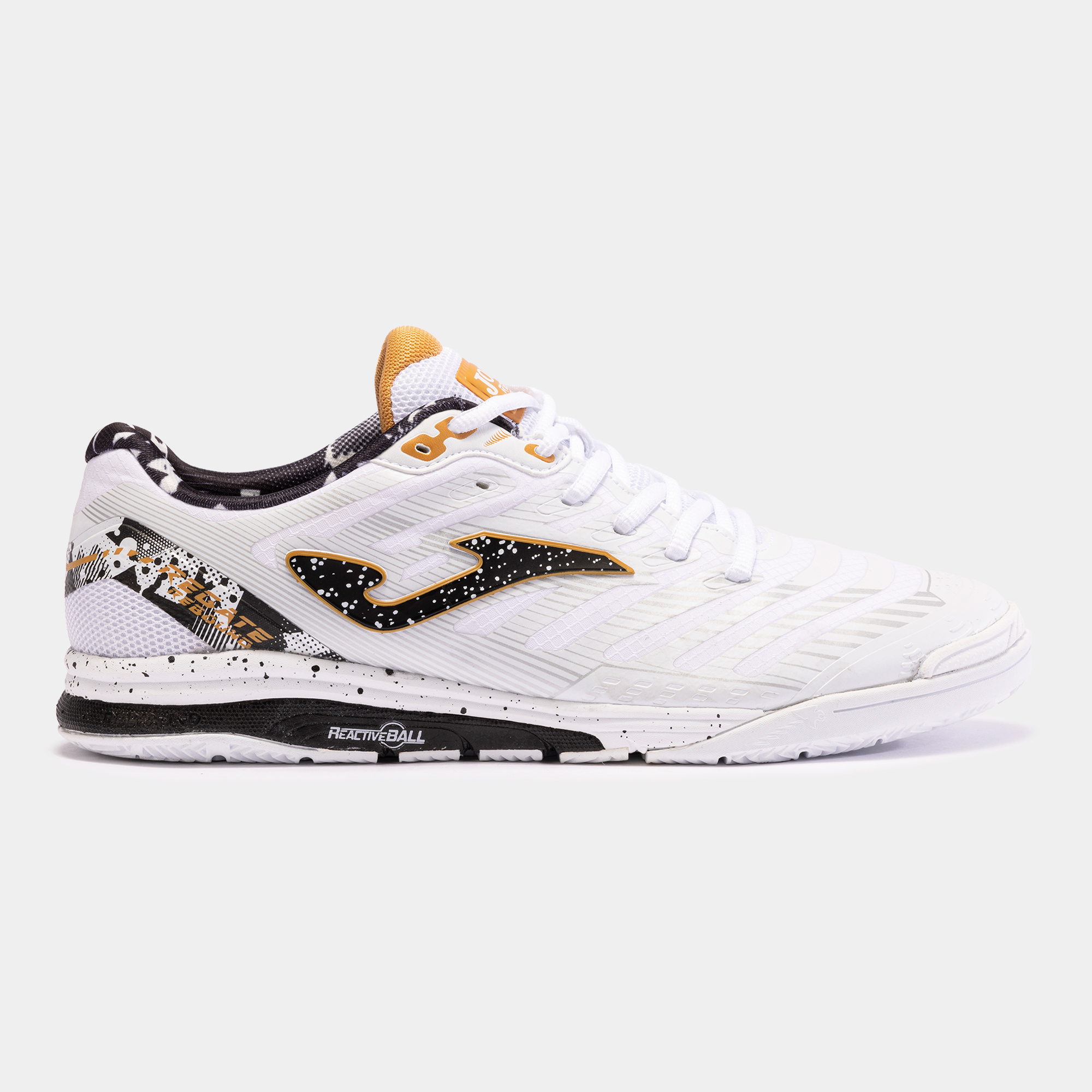 

Футзалки Joma Regate Rebound RRES2402IN WHITE 39 EU, Белый;золотистый;черный, Regate Rebound