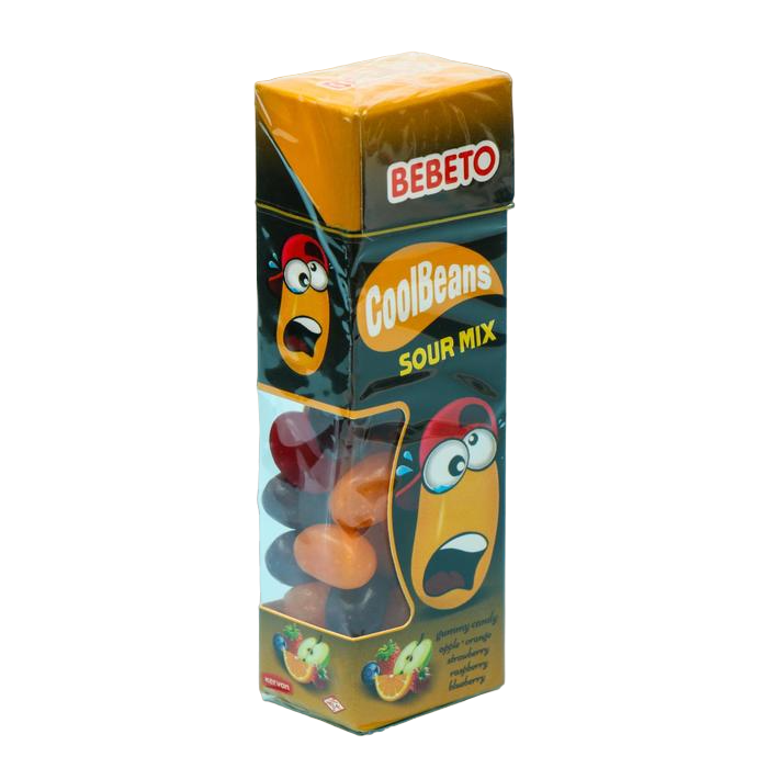 

Жевательный мармелад BEBETO COOL BEANS SOUR MIX, 30 г