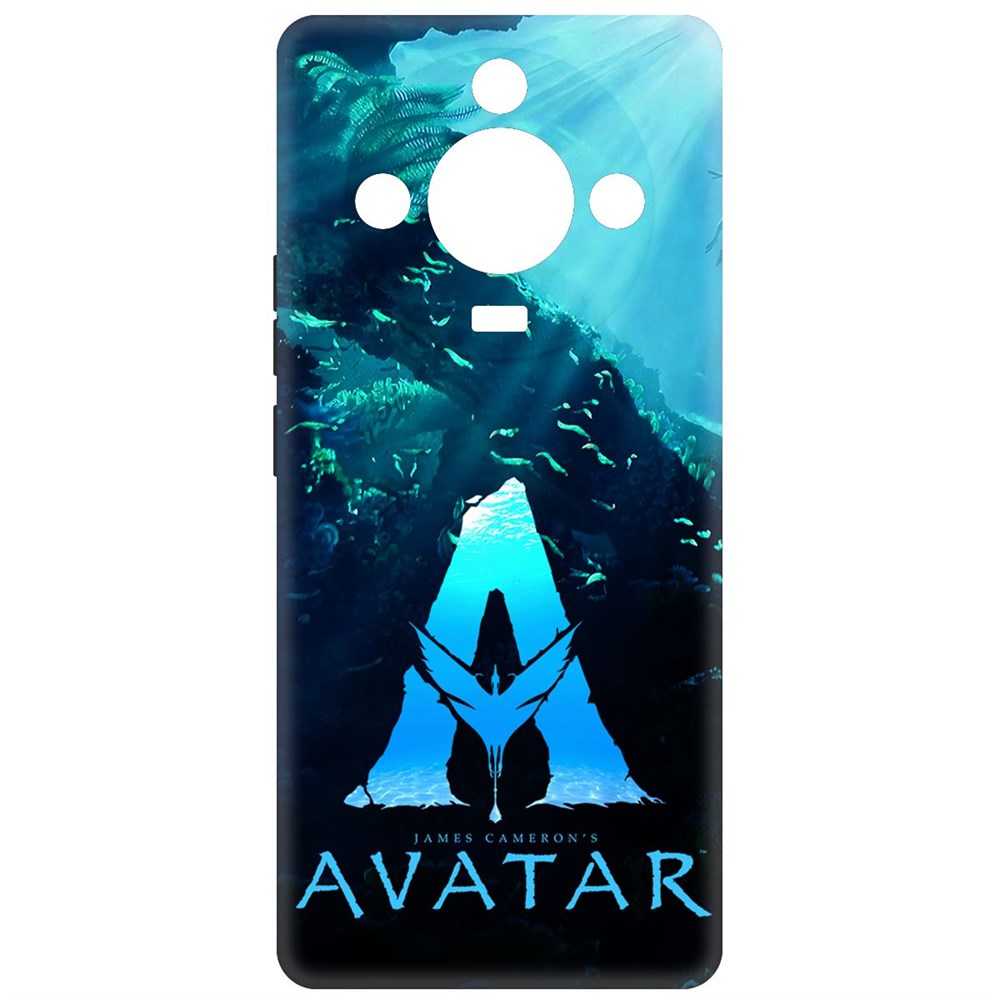 

Чехол-накладка Krutoff Soft Case Аватар - Цветное лого для Realme 11 Pro+ черный