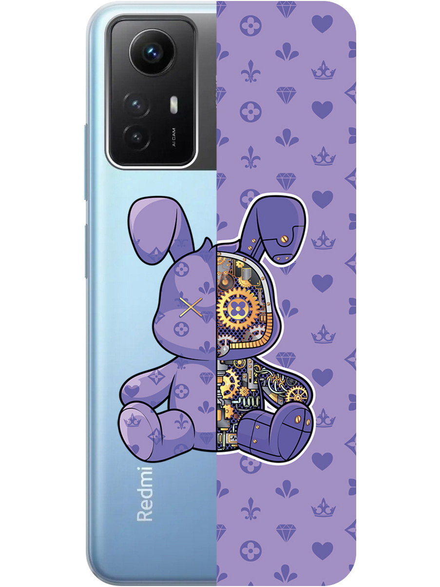 

Силиконовый чехол на Xiaomi Redmi Note 12s с принтом прозрачный 790003, Фиолетовый;прозрачный, 778676971