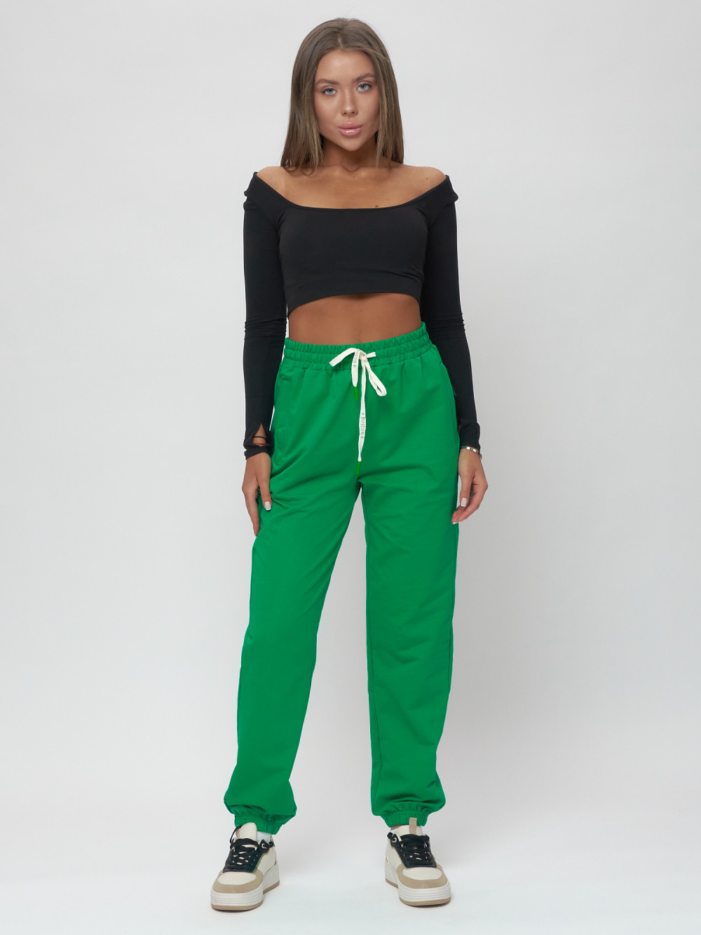 

Спортивные брюки женские MTFORCE 320 зеленые 56 RU, 320