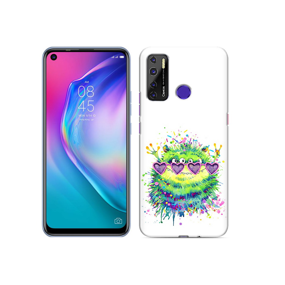 

Чехол MyPads Tocco для Tecno Camon 15 Пушистый персонаж, Прозрачный, Tocco