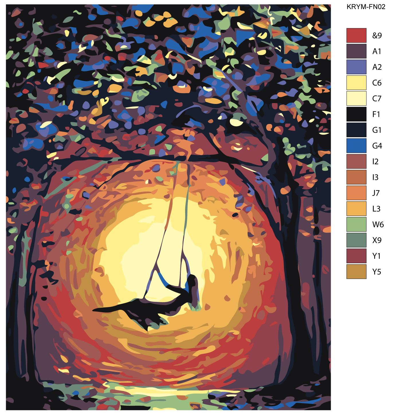 

Картина по номерам, Живопись по номерам, 48 х 60, KRYM-FN02, KRYM-FN02