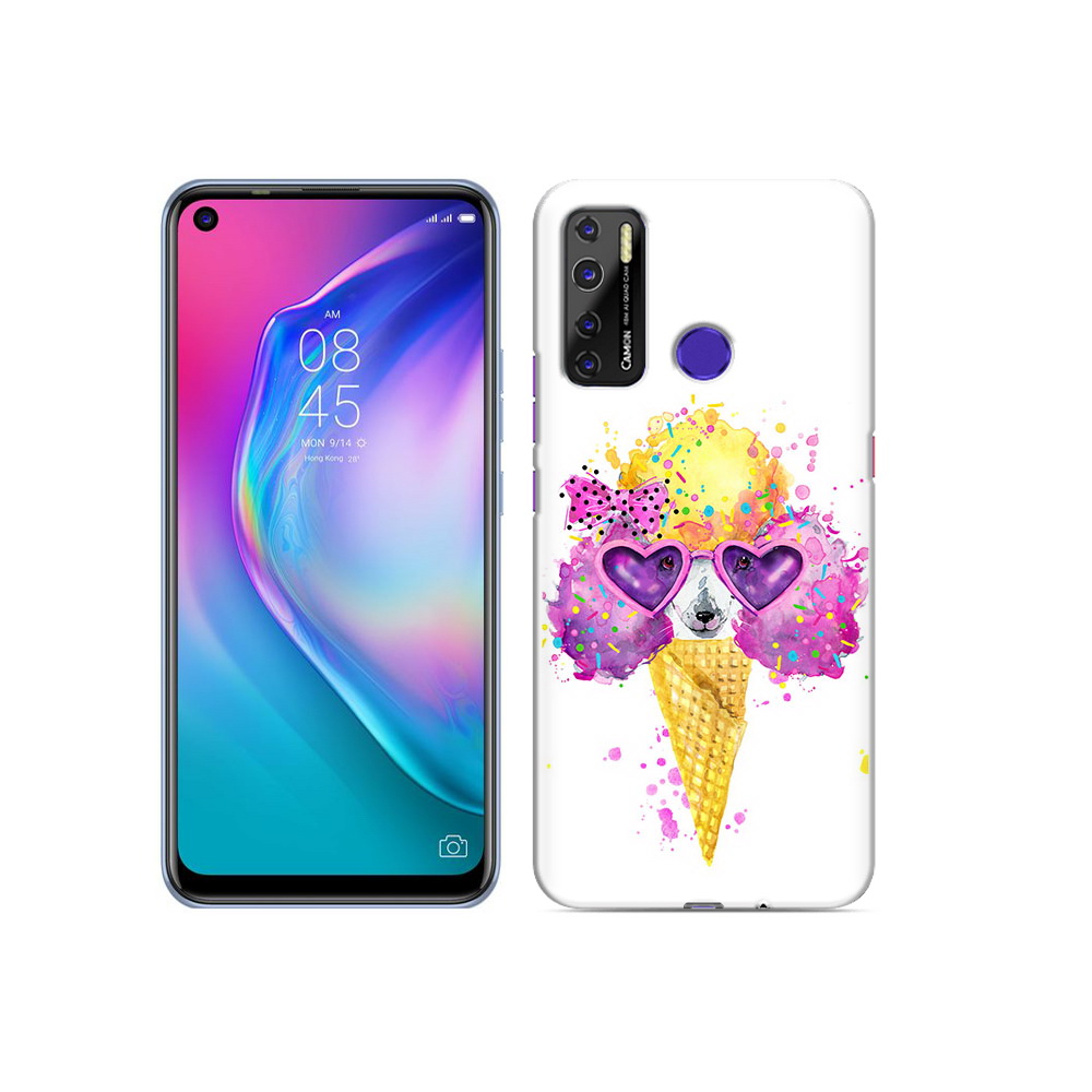 

Чехол MyPads Tocco для Tecno Camon 15 Рожок, Прозрачный, Tocco