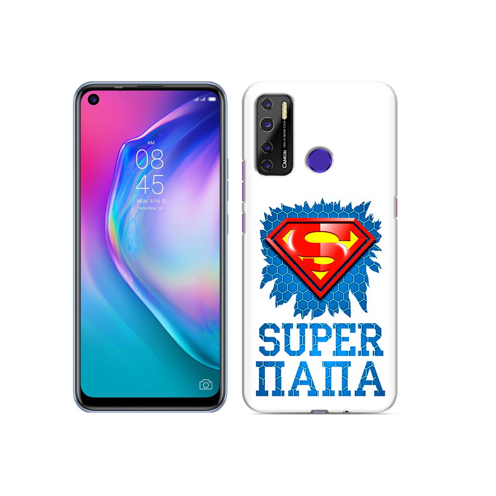 

Чехол MyPads Tocco для Tecno Camon 15 Супер Папа, Прозрачный, Tocco