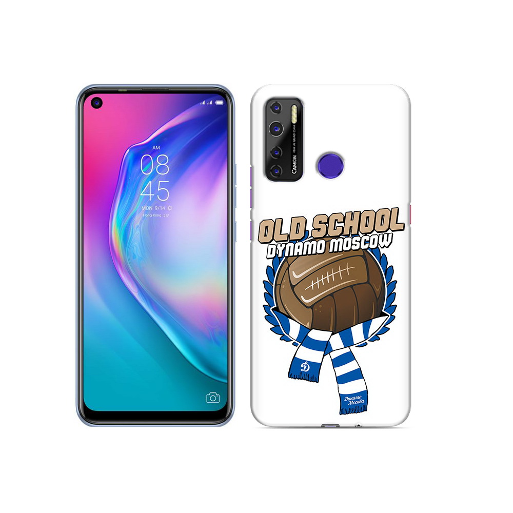 

Чехол MyPads Tocco для Tecno Camon 15 ФК Динамо олд скул, Прозрачный, Tocco